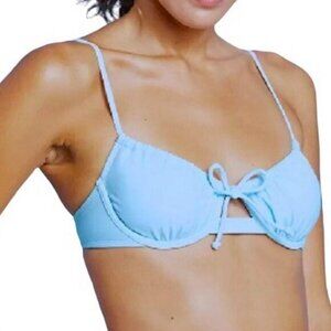 Xhilaration Shirred Underwire Bikini Top MEDIUM (4-6) (818)